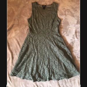 Sage Green Lacy Dress!